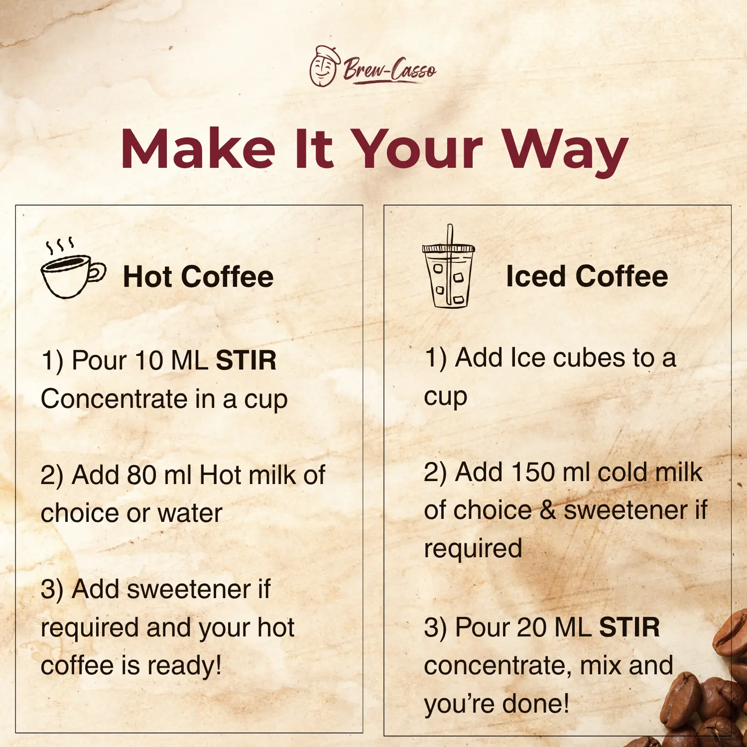 STIR Speciality Coffee Concentrate